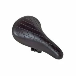 Discount ❤️ Sunlite Black Quilted Racing Saddle Seat For Bikes & Scooters 🧨
