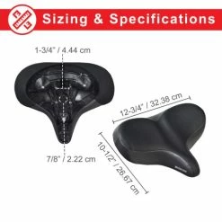 Hot Sale ✨ AlveyTech Oversized Extra Wide Cruiser Saddle Seat For Bikes & Scooters 🤩 -Switches Shop k92 4774 m1 nl 1