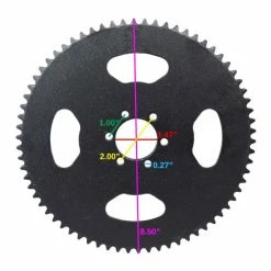 Budget 🔔 Mon Ster #35 Chain 70 Tooth Sprocket For The Baja Doodle Bug Mini Bike (Blitz, Dirt Bug, Racer) 🎉